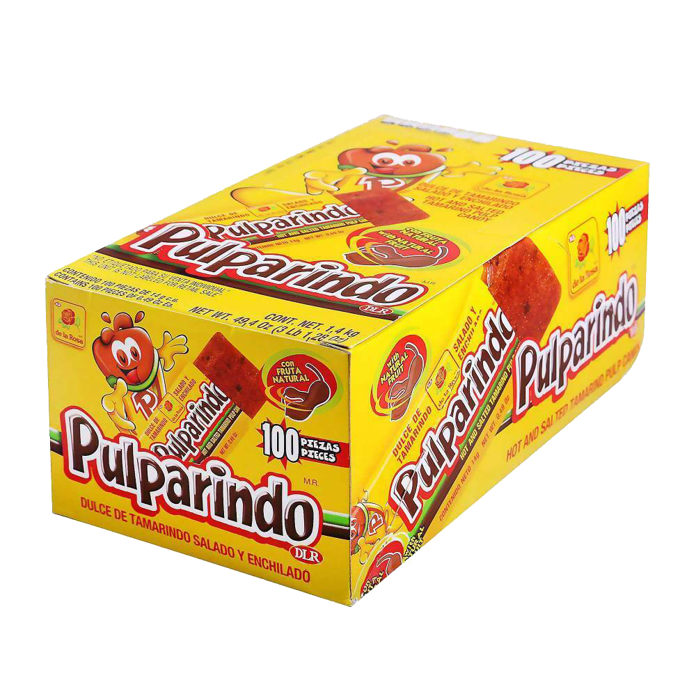 100 Pc Large Pulparindo Tamarindo Mexican Candy For Sale Online Ebay