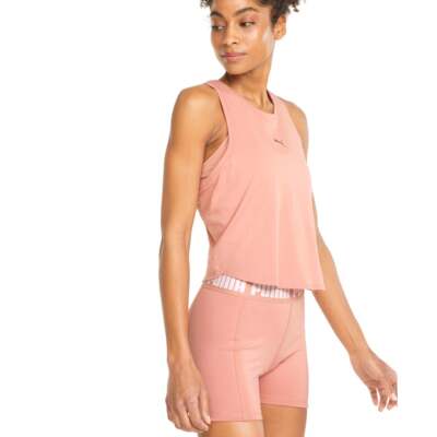 

Майка Puma TriBlend Crew Neck Training Женская розовая повседневная спортивная 522611-24, Розовый