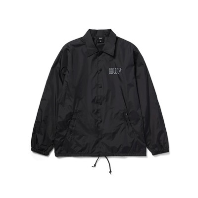 

HUF Set H Coaches Jacket Men черный, HUF Set H Coaches Jacket