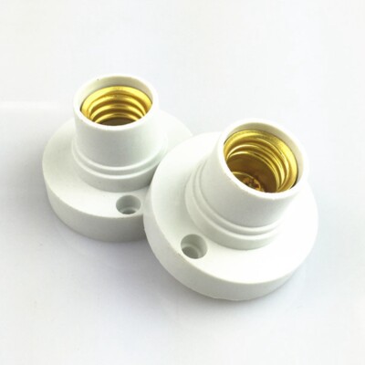 2/ 4/ 10Pcs E14 PBT Light Bulb Lamp Fixing Base Holder Screw Socket
