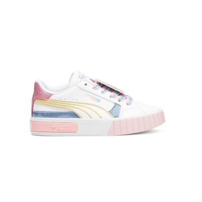 Puma X Laugh Out Loud Surprise! Cali Star Lace Up Youth Girls White Sneakers Ca