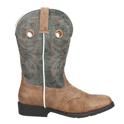 

Roper Daniel Distressed Saddle Embroidery Square Toe Cowboy Youth Boys Blue, Br, Blue;brown, Roper Daniel Distressed Saddle Embroidery Square Toe Cowboy Yout