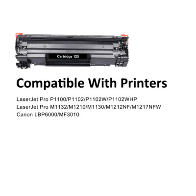 Toner Cartridge for Canon 125 ImageClass LBP6000 LBP6020 LBP6030w MF3010 Printer