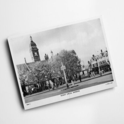 A3 PRINT - Vintage Wiltshire - Regent Circus, Swindon (a)