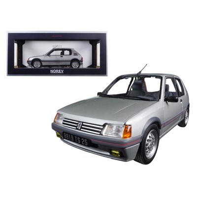 1988 Peugeot 205 Gti 1.6 Futura Grey 1/18 Diecast Model Car by Norev 184852