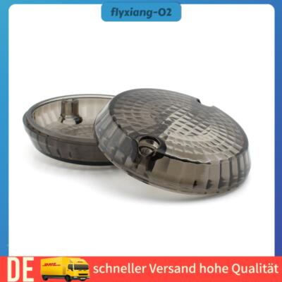 1Paar Blinkerglas Linsenabdeckung für Yamaha Kawasaki Vulcan 1500 VN Rauch