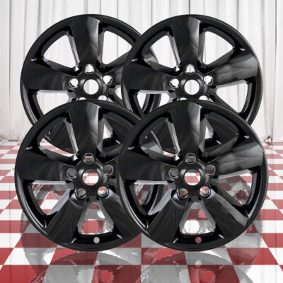 Set of 4 Gloss Black 20'' Wheel Skins for 2013-2018 Ram 1500/2500/3500