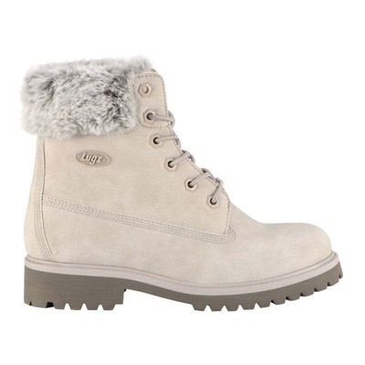 

Lugz Convoy Женские повседневные ботинки на шнуровке из искусственного меха, размер 7,5 B WCNYFGD-0338, Бежевый, Lugz Convoy Faux Fur Lace Up