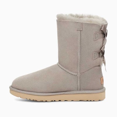 Pre-owned Ugg Bailey Bow Ii Goat W-1016225-goa Women's In Multicolor