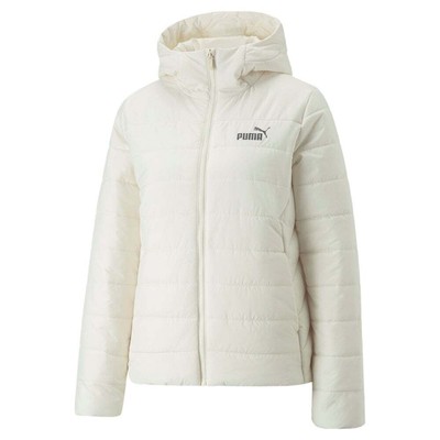 

Puma Essentials Padded Full Zip Jacket Женская белая повседневная спортивная верхняя одежда 84, Белый, Puma Essentials Padded Full Zip Jacket