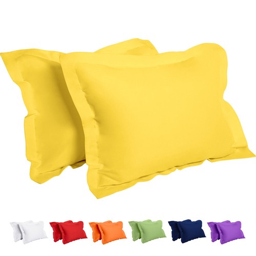 1800 Pillow Shams Standard Queen King Ultra Soft Pillowcase 