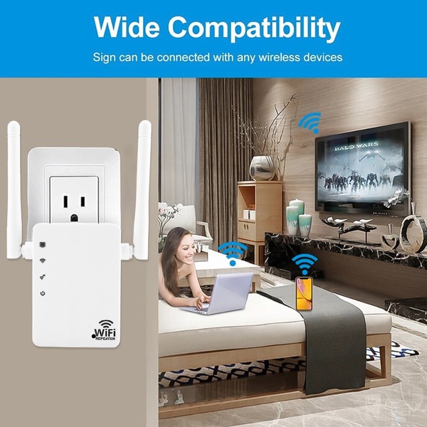 1080p HD Camera Wifi Extender Hidden Cam Motion Detection Security Nanny Cam US - Image 6