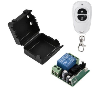 DC 12V 315MHz 1CH Wireless RF Relay Remote Control Switch Receiver Module Set