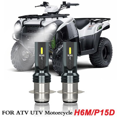 2x LED Headlight For UTV 500 700 HiSun Massimo Bennche MSU TSC HS Husaberg 6000K