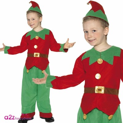 Folletti Di Babbo Natale Immagini.Elfo Costume Ragazzi Ragazze Aiutante Di Babbo Natale Folletto Di Natale Ebay