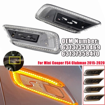 For Mini Cooper F54 Clubman 2015-2020 LED Sequential Side Marker Light