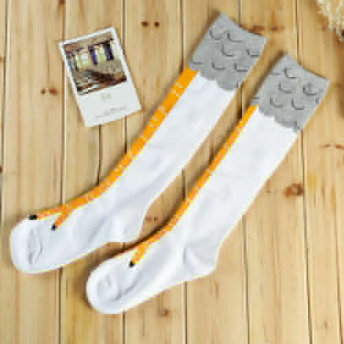 US Women Chicken Legs Knee-High Socks Novelty Socks Funny Gifts Xmas Stocking