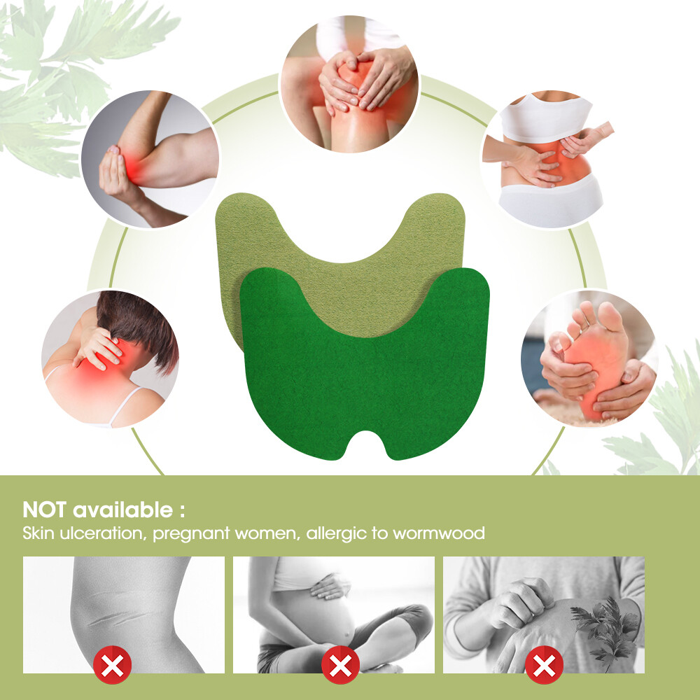 48pcs Knee Pain Relief Patches Wormwood Knee Patch Neck/Back Pain Relief Patches