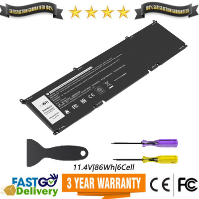 86Wh 69KF2 Battery For Dell XPS 15 9500 9510 Precision 5550 M59JH M15 M17