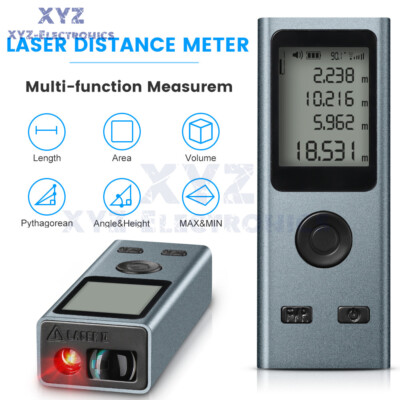 Electronic Laser Finder Protractor Digital Inclinometer Angle Measure Gauge