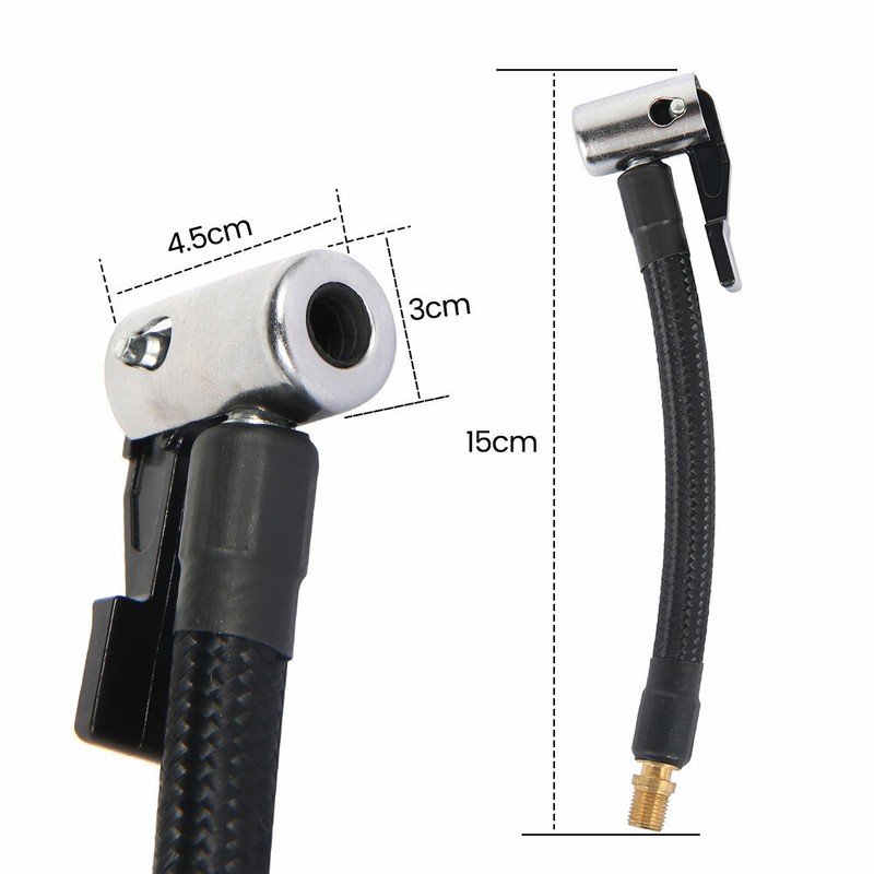 Car Air Pump Inflator Hose Connector Nozzle Adapter Truck Tire Chuck Valve Clip#