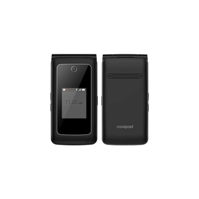 Coolpad Snap Flip Phone 4gb Black 3312A (Sprint) New CN7707