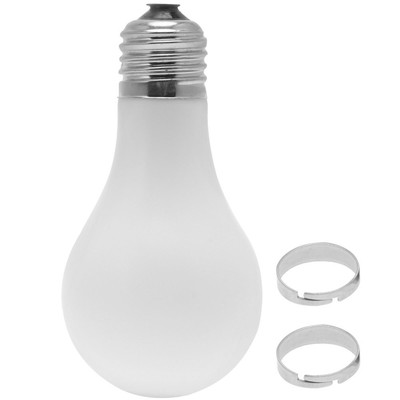 White Battery Metal Props Child Mother LED Light Bulb Illusions Bulbs