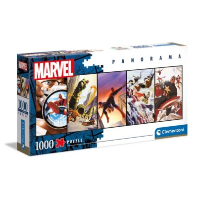 Clementoni 39611, Marvel Panorama Puzzle for Children and Adults - 1000 Pieces, 