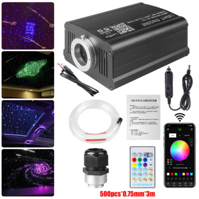 1000pcs Twinkle Fiber Optic Car Home Headliner Star Light kit Roof Ceiling Light