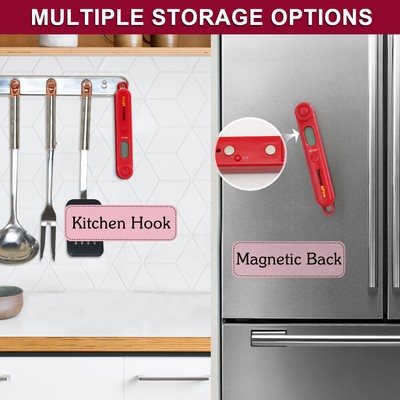 ThermoPro Instant Read Meat Thermometer Digital LCD Cooking BBQ Food Thermometer