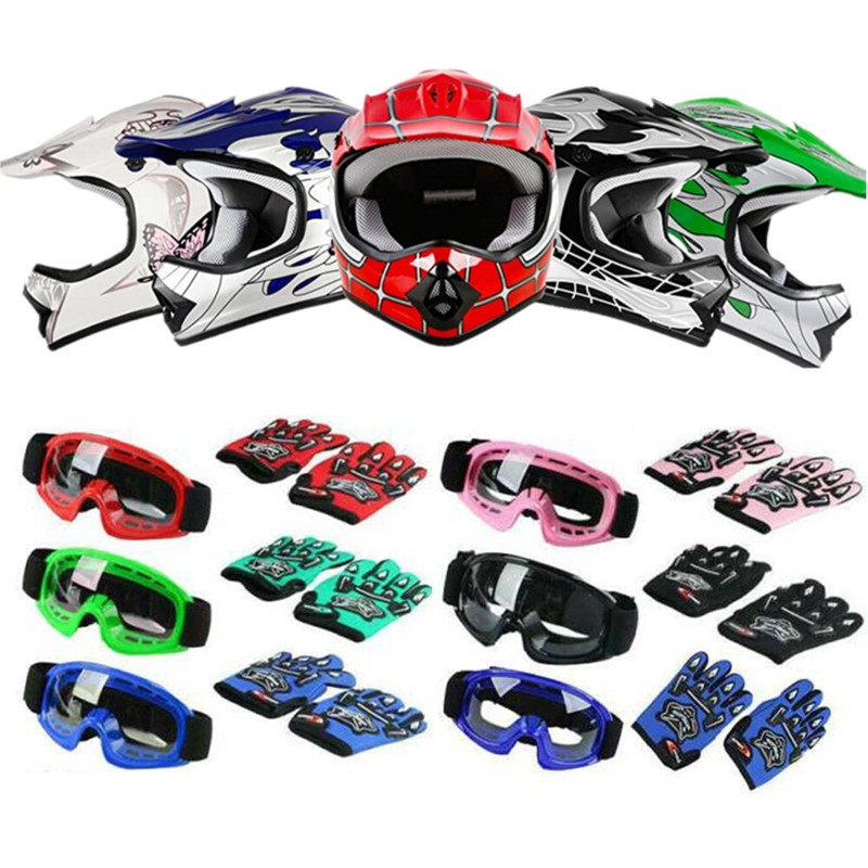 DOT Child Youth Motocross Helmet Motorcross ATV MX BMX Dirt 