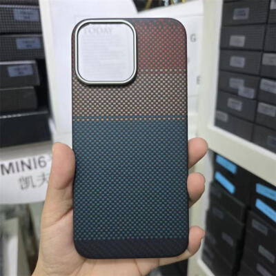 Premium Aramid Carbon Fiber Case For iPhone 16Pro 16 Pro Max Matte Thin Cover