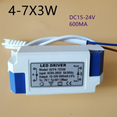 LED Driver 600mA 3W 5W 7W 12W 18W 20W 25W 36W 54W For LEDs Power Supply 
