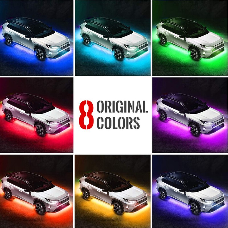 Car Flexible Underglow Strip Lamp LED RGB Light For Lexus RC F IS250 IS350 IS300