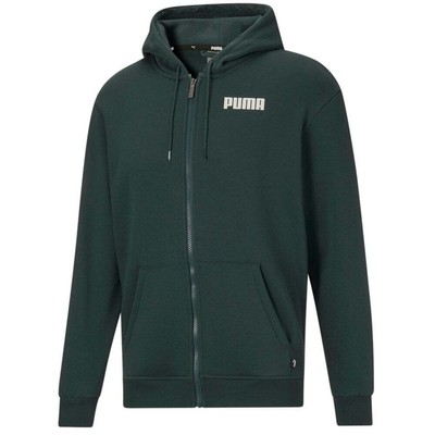 

Мужская зеленая повседневная верхняя одежда с капюшоном Puma Power Full Zip 846978-80, Зеленый