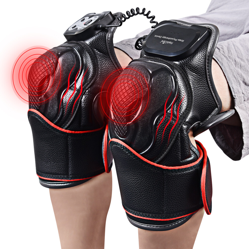 Hailicare 1Pair Infrared Knee Physiotherapy Device Knee Massager