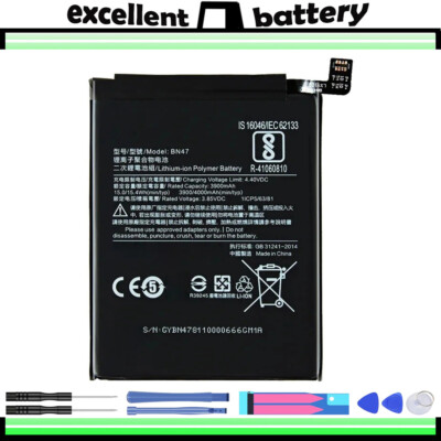 for Xiaomi Redmi 6 Pro / Mi A2 Lite Battery BN47 4000mAh