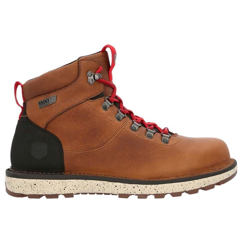 Rocky Legacy 32 Waterproof Round Toe Hiking  Mens Brown