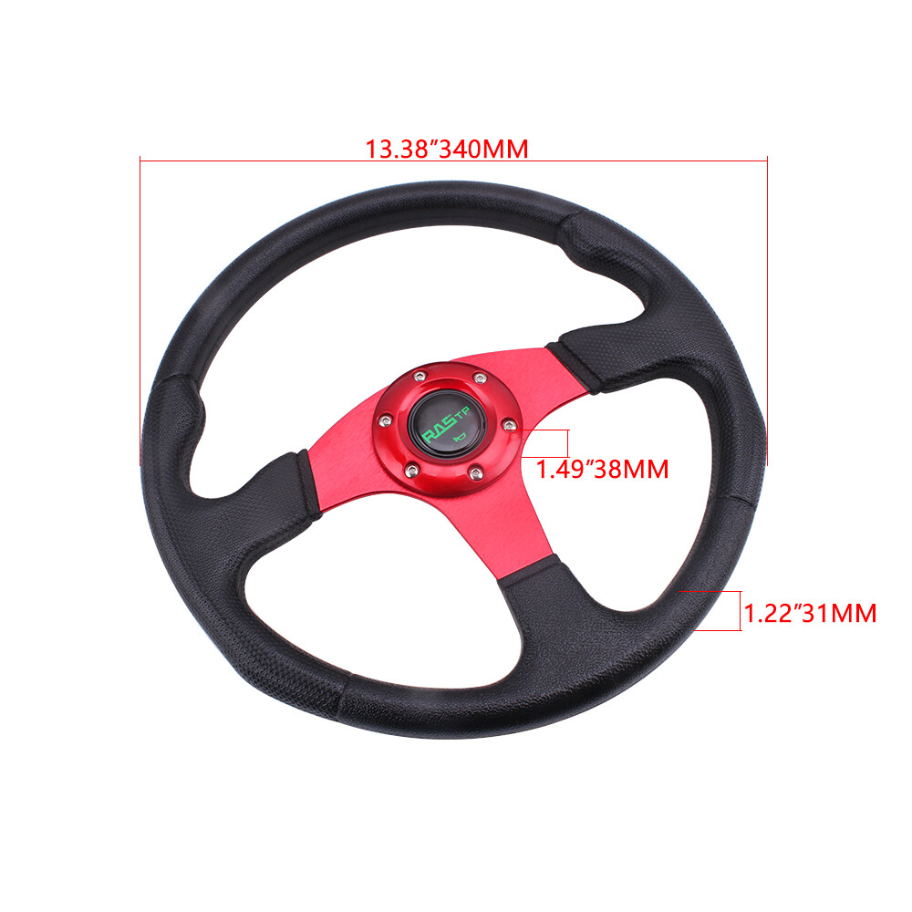 RED Golf Cart Steering Wheel for EZGO Club Car Yamaha Cart Parts Accessories