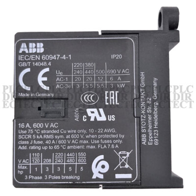 NEW ABB IEC EN60947-4-1 Contactor