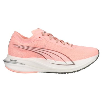 

Кроссовки Puma Deviate Nitro Running Womens Size  M Athletic Shoes 194453-03, Розовый, Puma Deviate Nitro Running