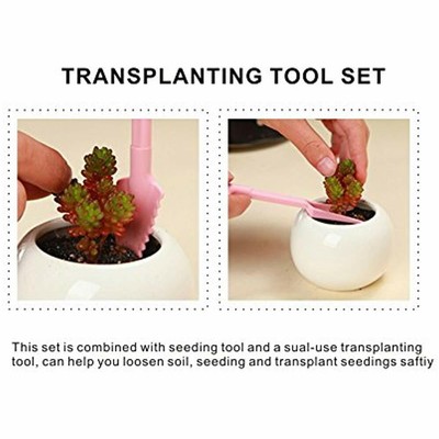 Mini Garden Tools Set, My Decor 15Pcs Succulent Transplanting Miniature Fairy