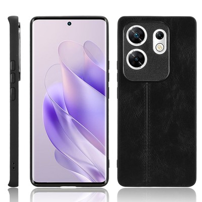 For Infinix Zero 30 4G, Luxury Retro Hybrid PU Leather Soft Rubber Case Cover