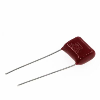 10pcs CBB22 100nF 104J400V 400V104J P10 Metallized Polypropylene Film Capacitor