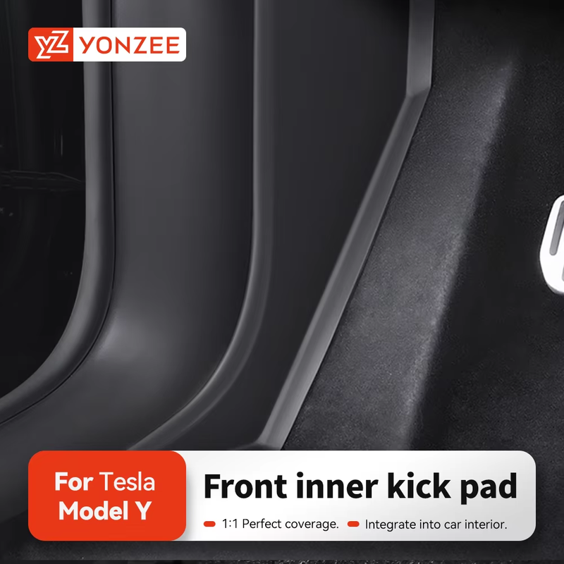 Center Console Side Anti-kick Pads For Tesla Model Y Juniper 2021-2025 Car Fron
