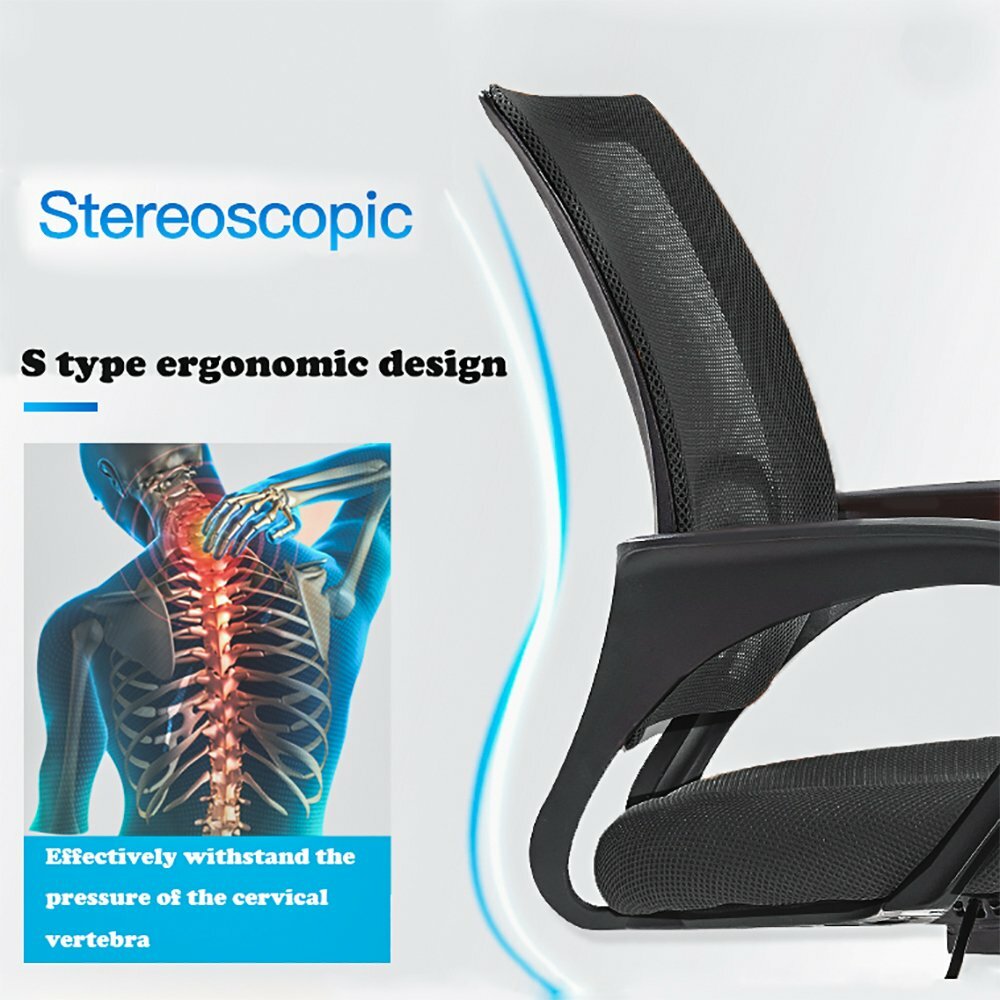 Office Chair Ergonomic Cheap Desk Chair Mesh Computer Chair Lumbar Support