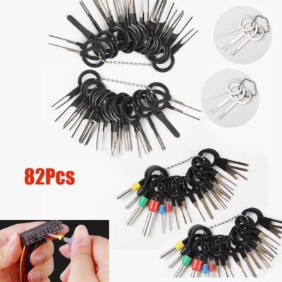 52X Car Terminal Removal Tool Kit Wire Connector Pin Release