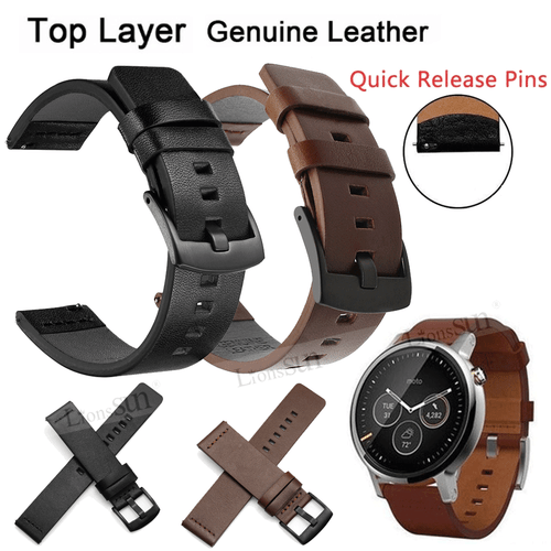 leather strap for garmin vivomove hr