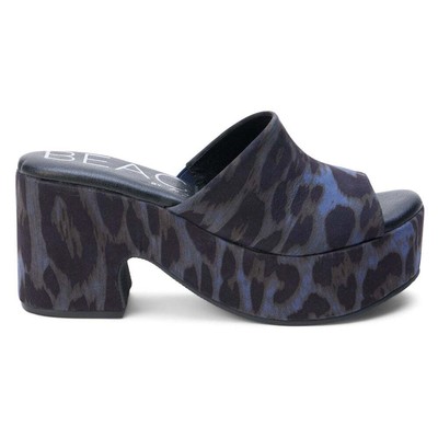 

BEACH by Matisse Terry Leopard Туфли-лодочки на каблуках Туфли-лодочки на платформе Женские синие повседневные Сан, Синий, BEACH by Matisse Terry Leopard Block Heels Platform Pumps