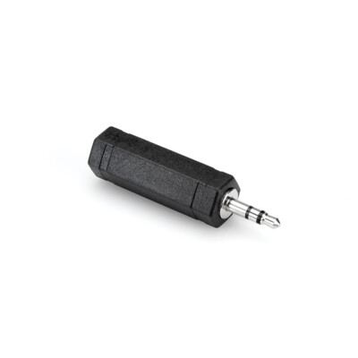 Hosa GMP-386 Adaptor, 1/4 in TS Feamel to 3.5 mm 1/8" TRS Male Adapter